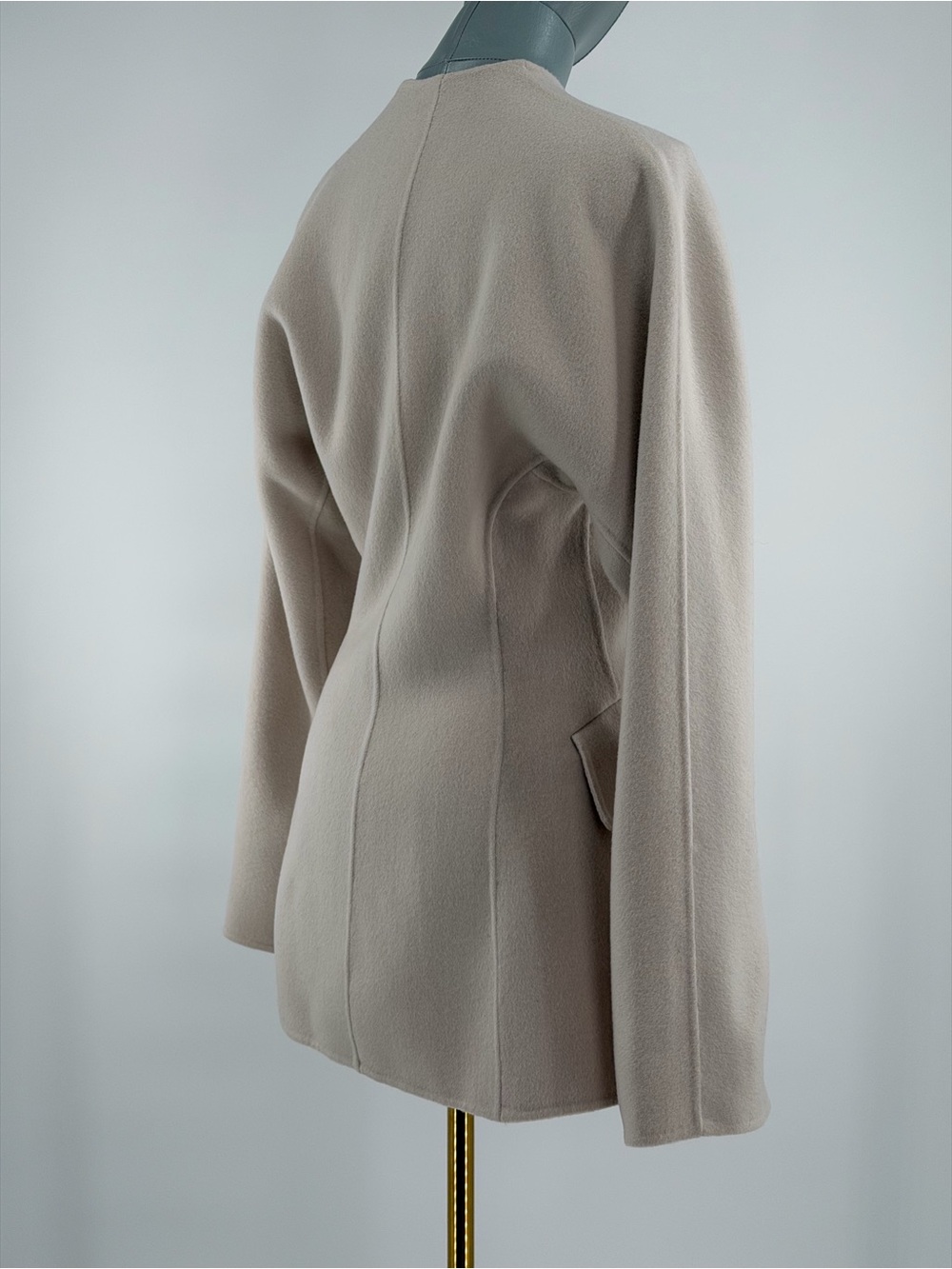 🆕 BY MALENE BIRGER 🧿 NWOT Lalou Wool Blazer, Cream - Sz EU 36 / Small - Picture 8 of 16